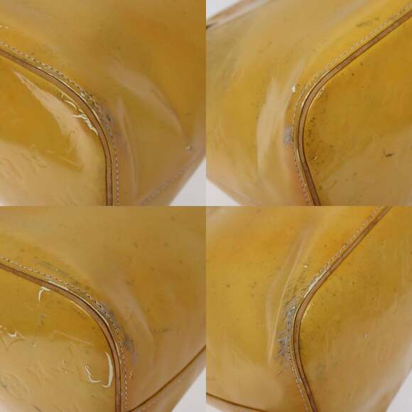 LOUIS VUITTON Monogram Vernis Houston Hand Bag Gris M91053 - Picture 10 of 13